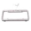12v Red 54 LED Lighting Acrylic Plastic Rear License Car Plate Cover Frame