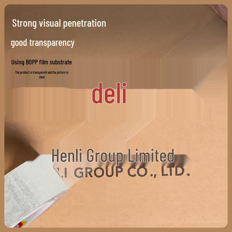Deli High Quality Transparent Sealing Tape
