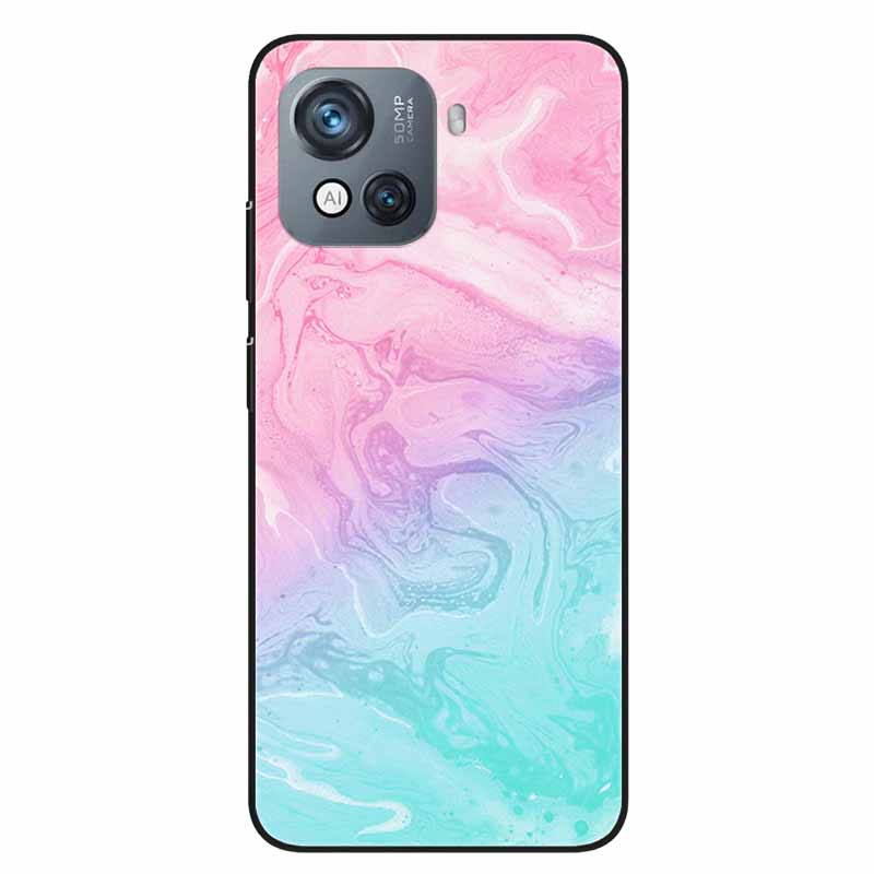 For Blackview Oscal C80 Case C 80 Marble Printing TPU Silicon Soft Phone Covers for Oscal C80 OscalC80 Back Cases Black Shells