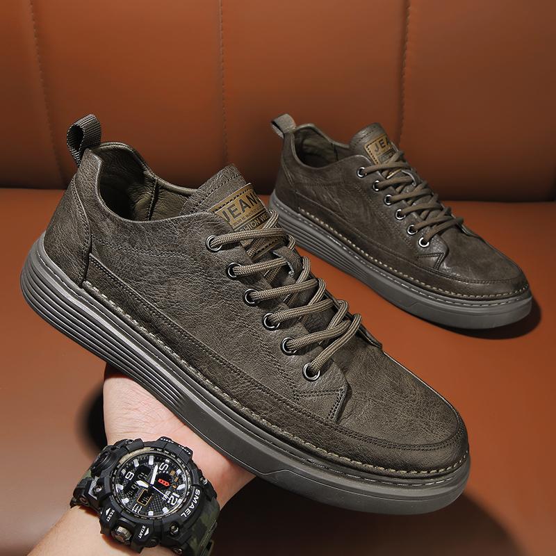 Мужские повседневные модные кроссовки для скейтбординга на четыре сезона, удобные для студентов, трендовые кроссовки для мальчиков с мягкой подошвой, дышащая обувь