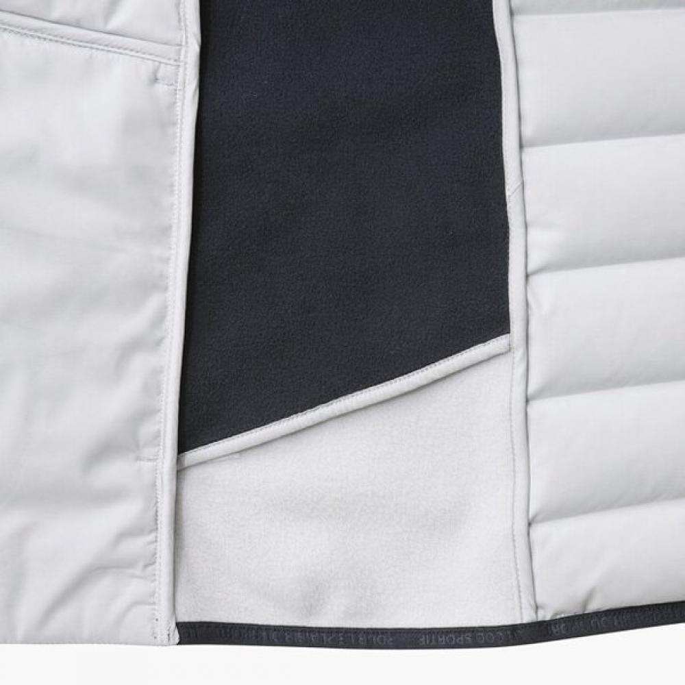 Le Coq Sportif Men Hybrid Tricot Bonding Slim Fit Zip Up Lgr Qq121eft12