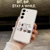 INS Милый Чехол-Кот T-Toro Inoue-S для Samsung Galaxy S25 S24 S23 S22 S21 FE Ultra Plus A32 A53 A13 A31 Мягкий Чехол