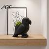 Minimalist Desktop Succulent Pot 3D Printed Parrot Flower Pot, Creative Animal Planter, Unique Bird Artistic Statue Vase Shaped Plant Container