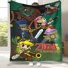 Ретро Z-Zelda Мультяшный Линк Игры Фланелевое Одеяло, Ультра Мягкий Теплый Плюшевый Плед для Дома Спальни Кровати Дивана Походного Пикника Ребенка