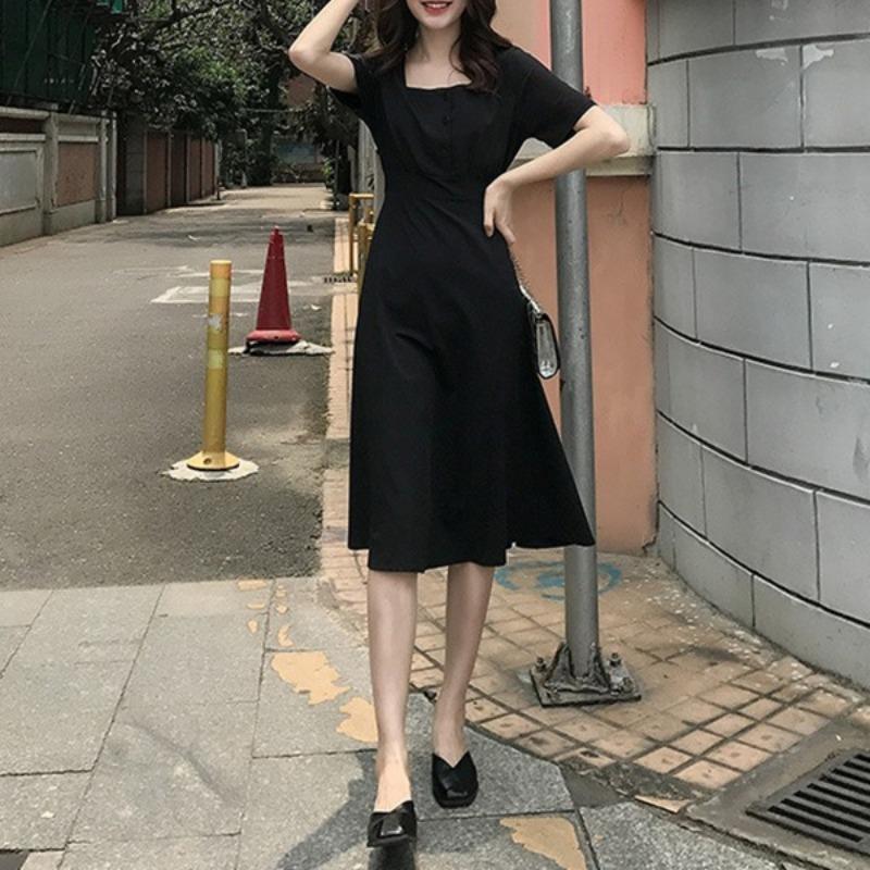 Женское французское платье для чаепития в стиле Хепберн, маленькое мужское британское платье, платье с легким ароматом