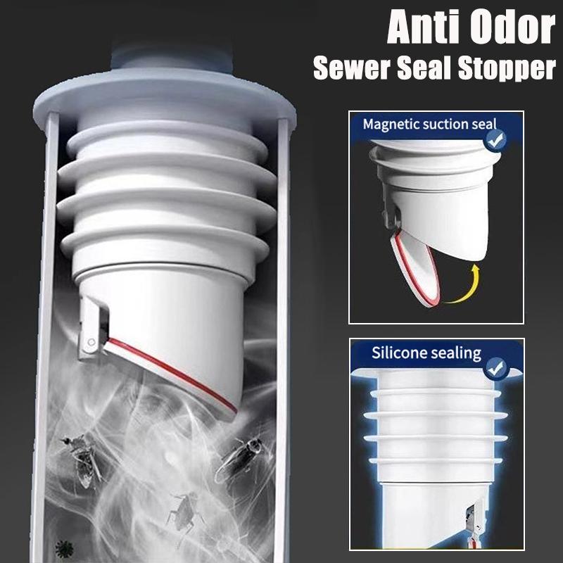 Silicone Drains Sewer Pipe Sealing Ring Plug Water Sink Floor Drain Anti Odor Sewer Seal Stopper Cover Shower Drainer Bathroom Accessories