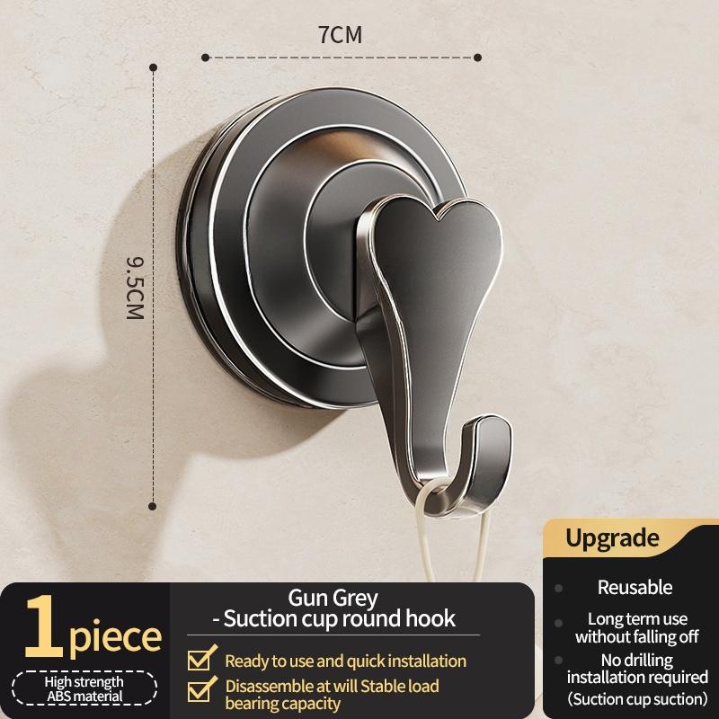 No Need To Drill Suction Cup Door Coat Hook Adhesive Hooks Row Hook, Key hook, Kitchen Hook, Storage Rack Clothes Hook