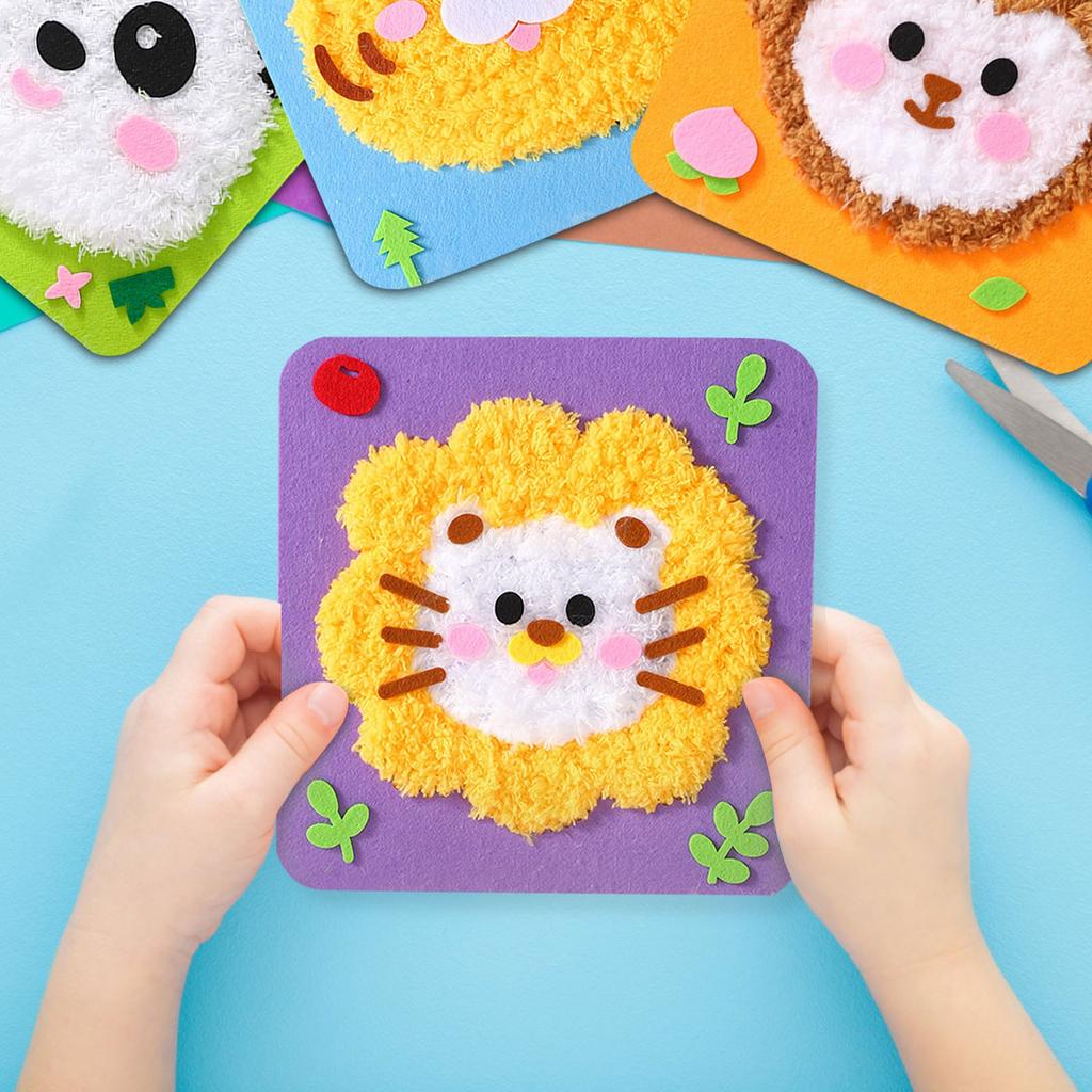 Детская игрушка-головоломка из мультяшного материала своими руками