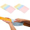 HAUUFENN Musical Instrument Cloths, Set of 8, 17 X 15 Cm, Ultra-Fine Fiber, Double-Sided Cleaning Cloths, 4 Colors, Suitable for Cleaning Eyeglasses,