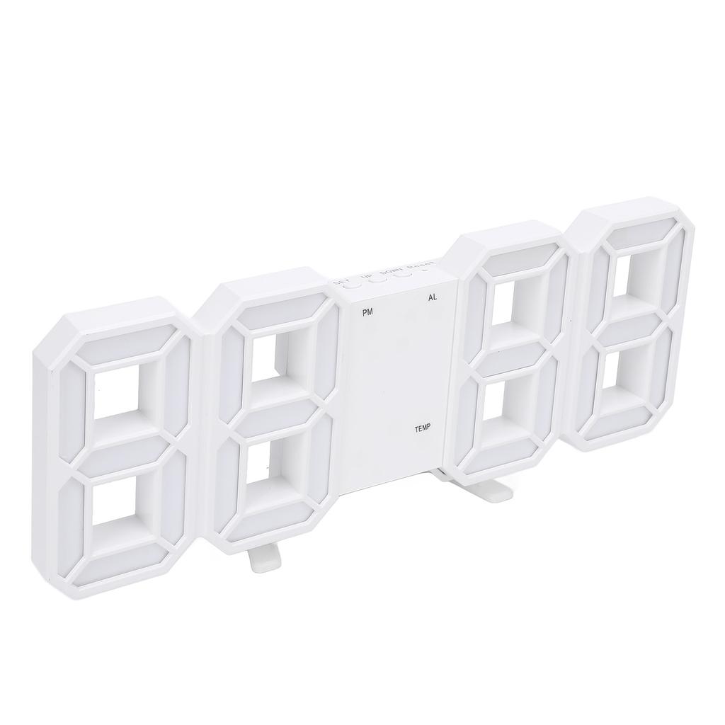 3D светодиодные цифровые часы с автоматической регулировкой яркости, датой, стабильной температурой, современные декоративные 3D светодиодные электронные часы