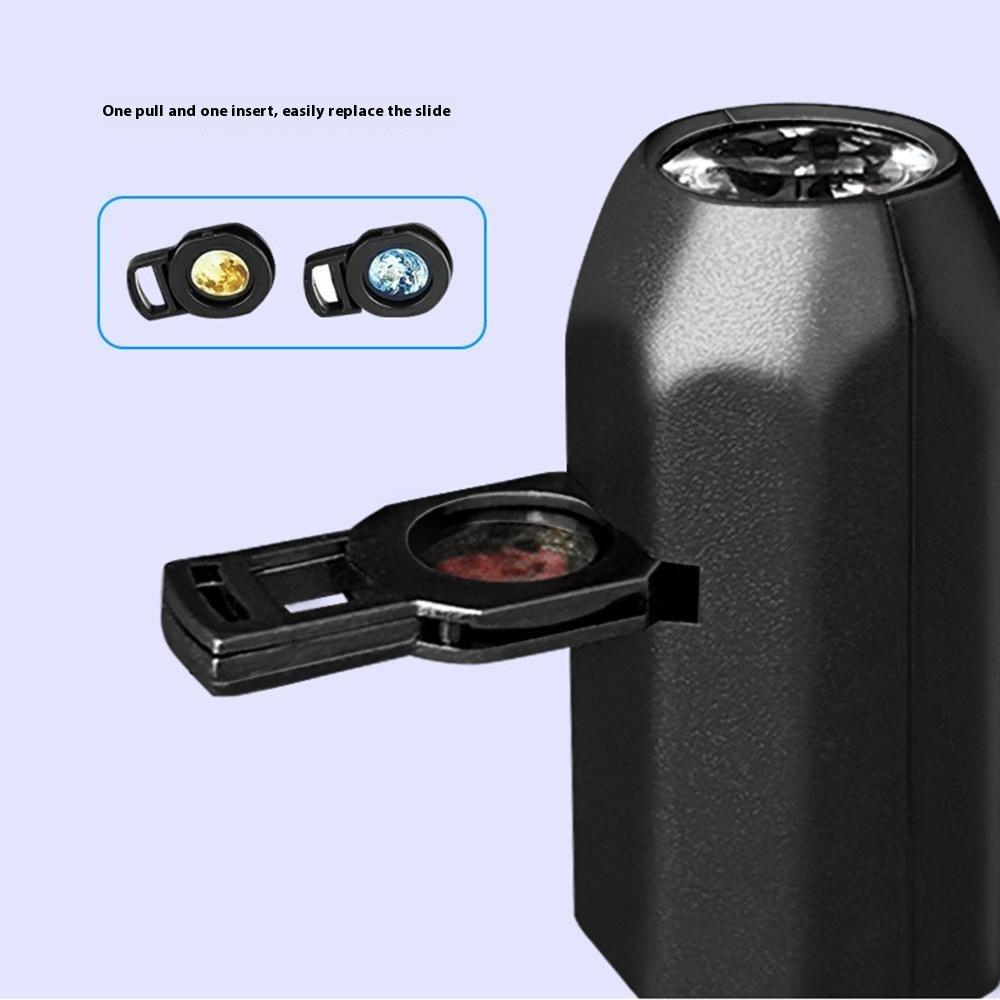 Лампа-проектор планет с 10 слайдами, питание от USB, вращение на 360 градусов, светодиодный ночник для детской комнаты, спальни