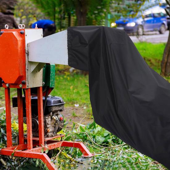 Мешок для сбора щепы из плотной ткани с двойной веревкой и затягивающимся шнурком