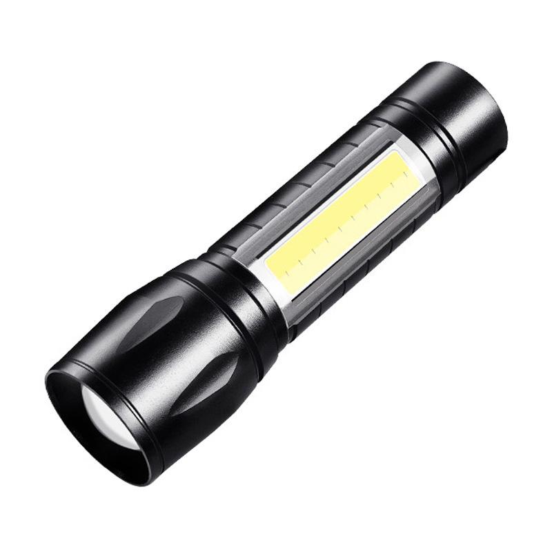 Портативный перезаряжаемый светодиодный фонарик Zoom Mini Flash Light Camping Lamp