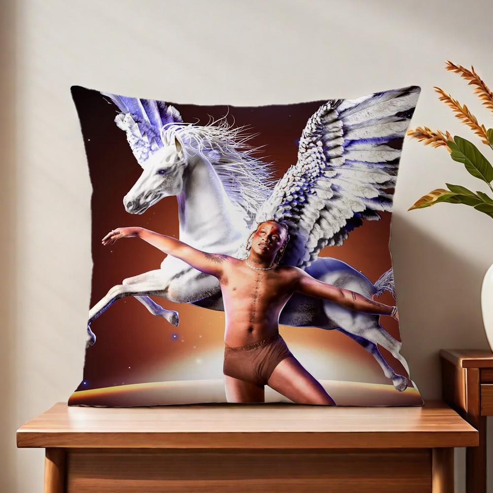 Rapper TTrippie cushion cover For Pillow RReddSs Printing Sofa Decoration Home Car Room Coffee Shop Office Nordic Simplicity
