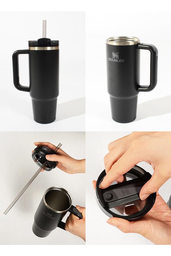 STANLEY Бутылка для воды Кружка вакуумная тонкая гаситель H2.0 0.88L 10-10827-518 (Средний серый/FF)