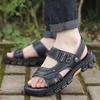 Men's Shoes 2025 New Summer Breathable Soft-soled Men's Outdoor Beach Sandals Dual-purpose Comfortable Casual Foot Cover Trendy Shoes
