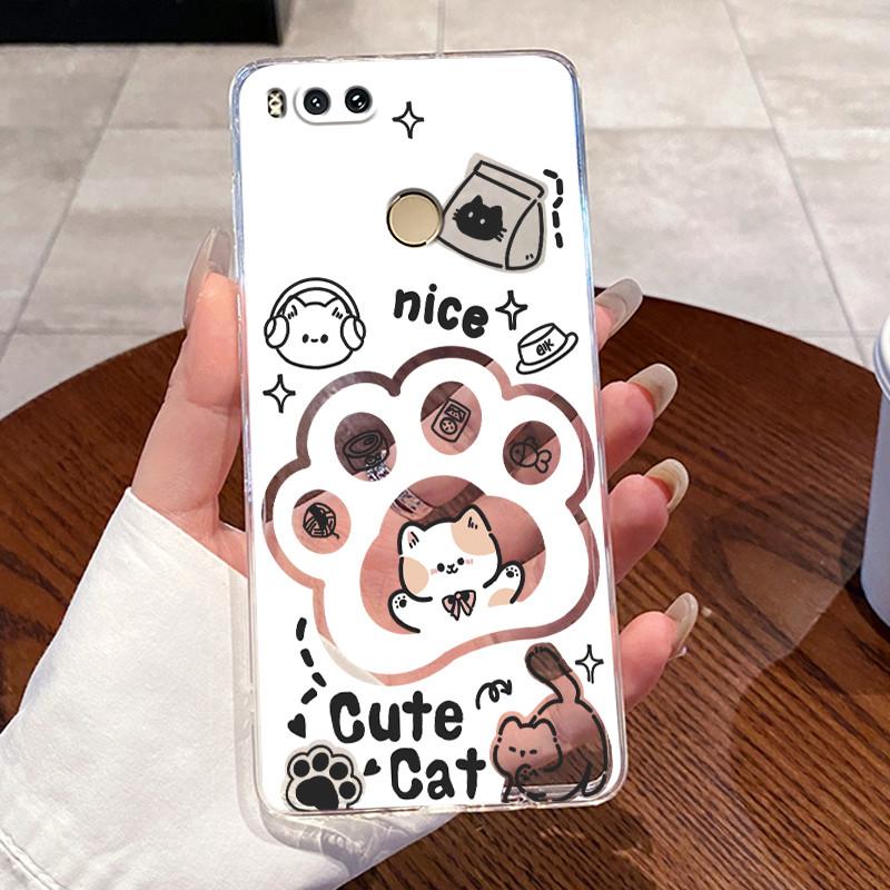 Jelly Casing For Xiaomi Mi A1 / Mi 5X Funda Clear Silicone Soft TPU Back Cover For Xiaomi Mi 5X Cute Cat Rabbit Heart Phone Case
