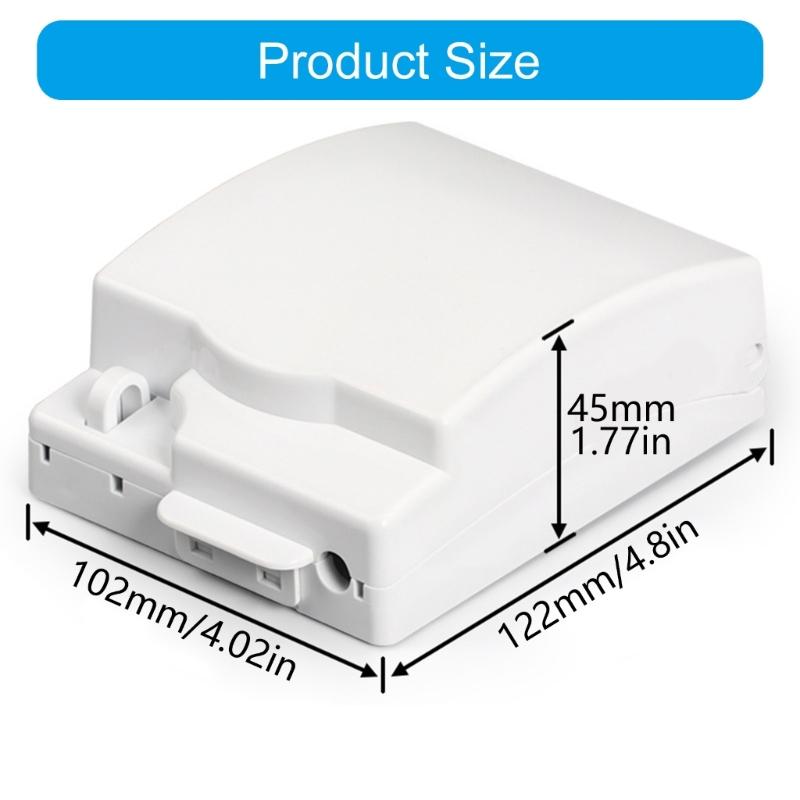Durability Plastic Weatherproof Enclosures Metal Lock Compatible to 86 Style Electrical Sockets Moisture Resistance