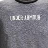 Under Armour Футболка мужская повседневная тренировочная спортивная с принтом с круглым вырезом и коротким рукавом, серая 1361756-002