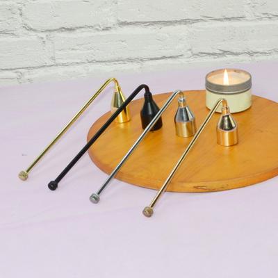 Металлический гаситель свечей Yousheng с длинной ручкой, из нержавеющей стали, для тушения пламени фитиля свечи-таблетки, инструменты, аксессуары, стоппер для гашения свечей
