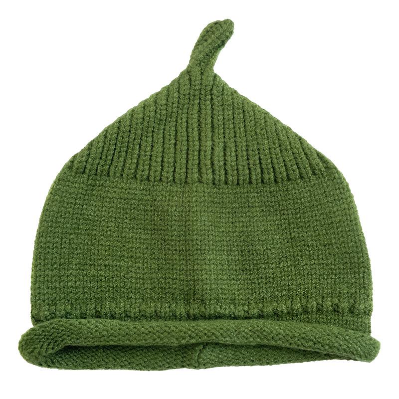 Унисекс шерстяная детская шапка "Кот Брат": Новое поступление Осень/Зима, Однотонный, Теплый трикотаж, Классический дизайн.