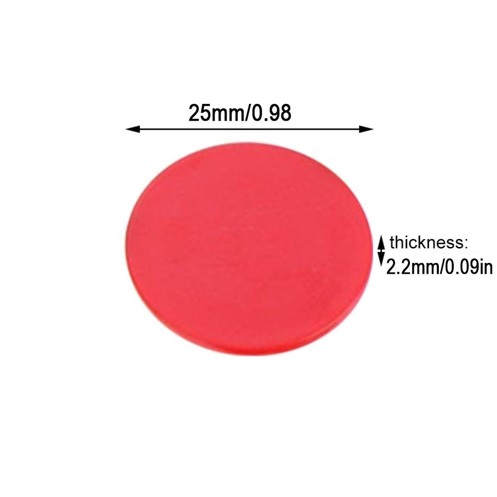 100Pcs Plastic Bingo Chips 25mm Math Manipulatives New Counting Tokens Sorting Activities
