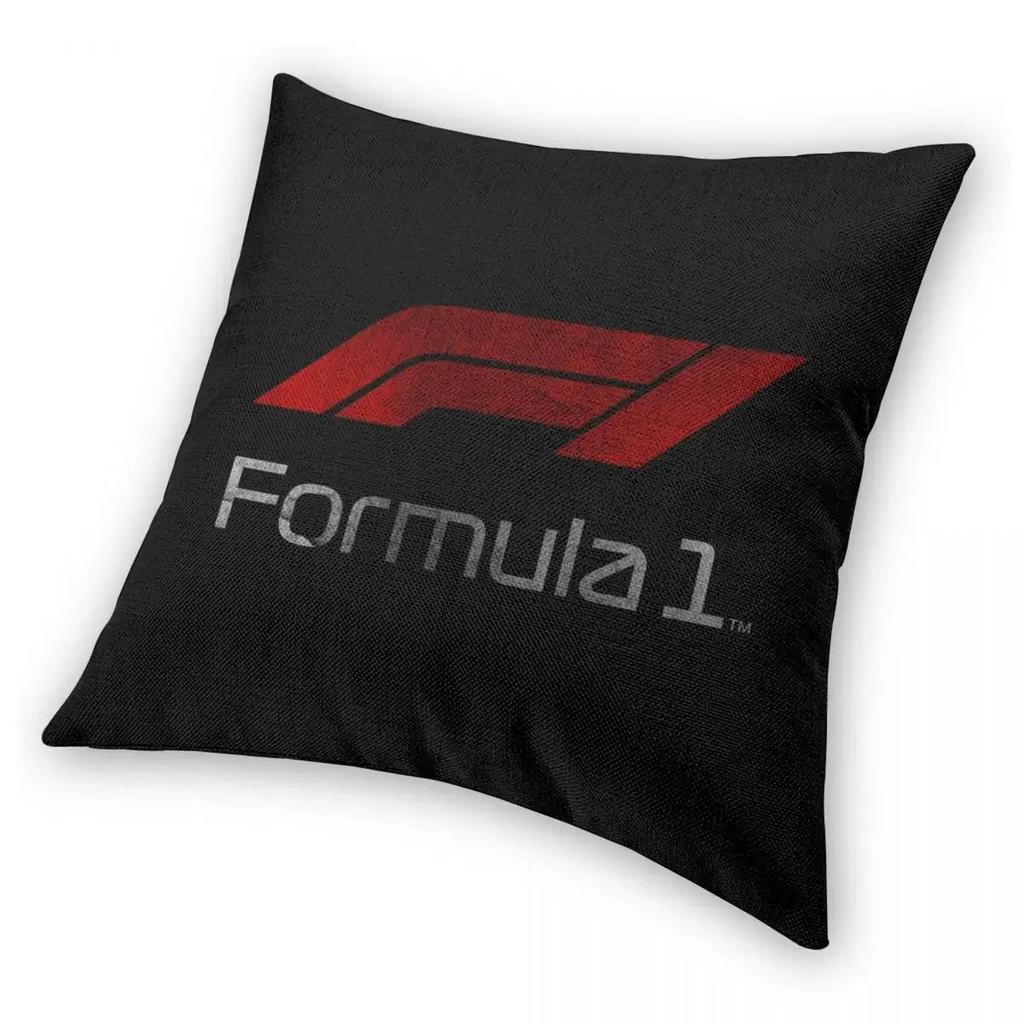 F1 Vintage Square Pillowcase Polyester Creative Zip Decorative Room Cushion Cover