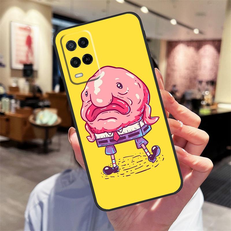 Милый чехол-рыба-капля для Oppo A78 A98 A79 A18 A38 A58 A40 A60 A80 A16 A76 A96 A15 A74 A94 A54 A17 A77
