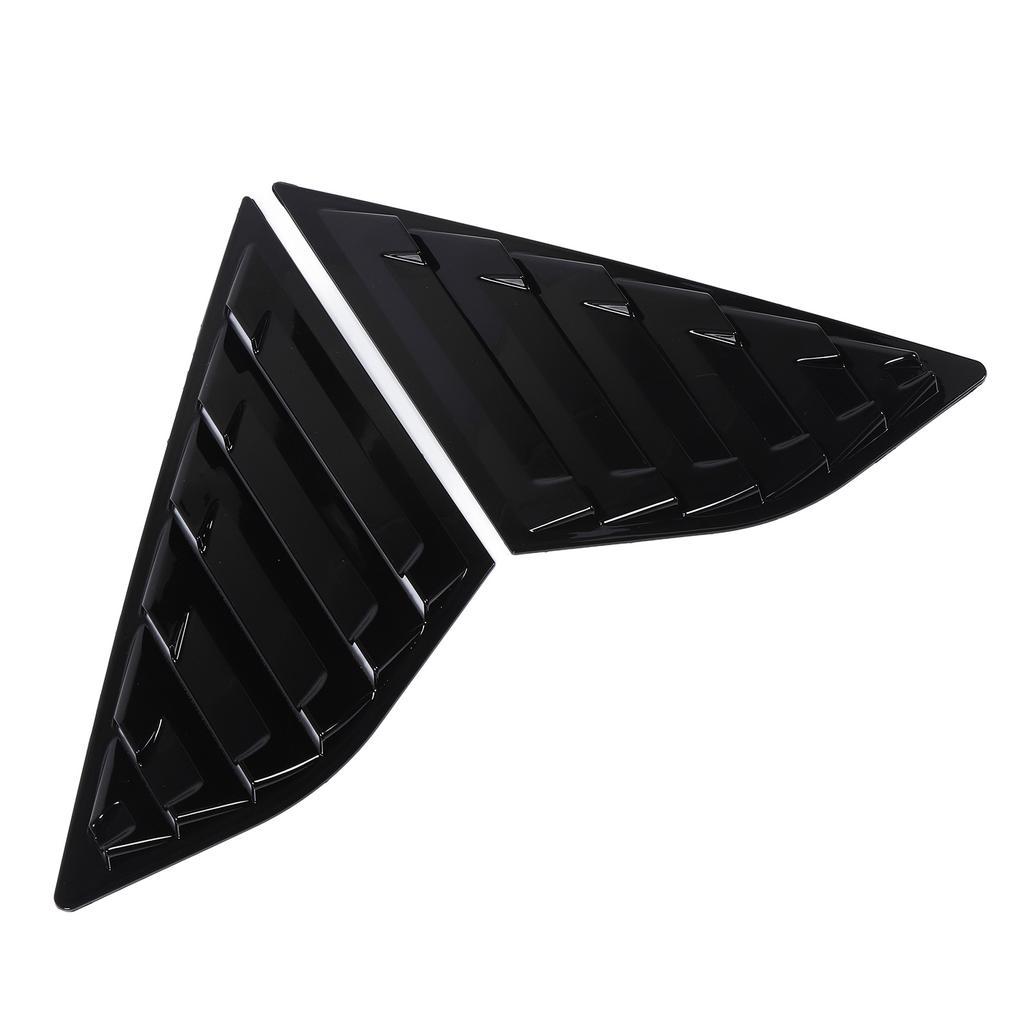 Крышка жалюзи заднего окна, глянцевая черная, ABS, треугольная, боковые жалюзи, крышка вентиляционного отверстия для Focus C346 Ha