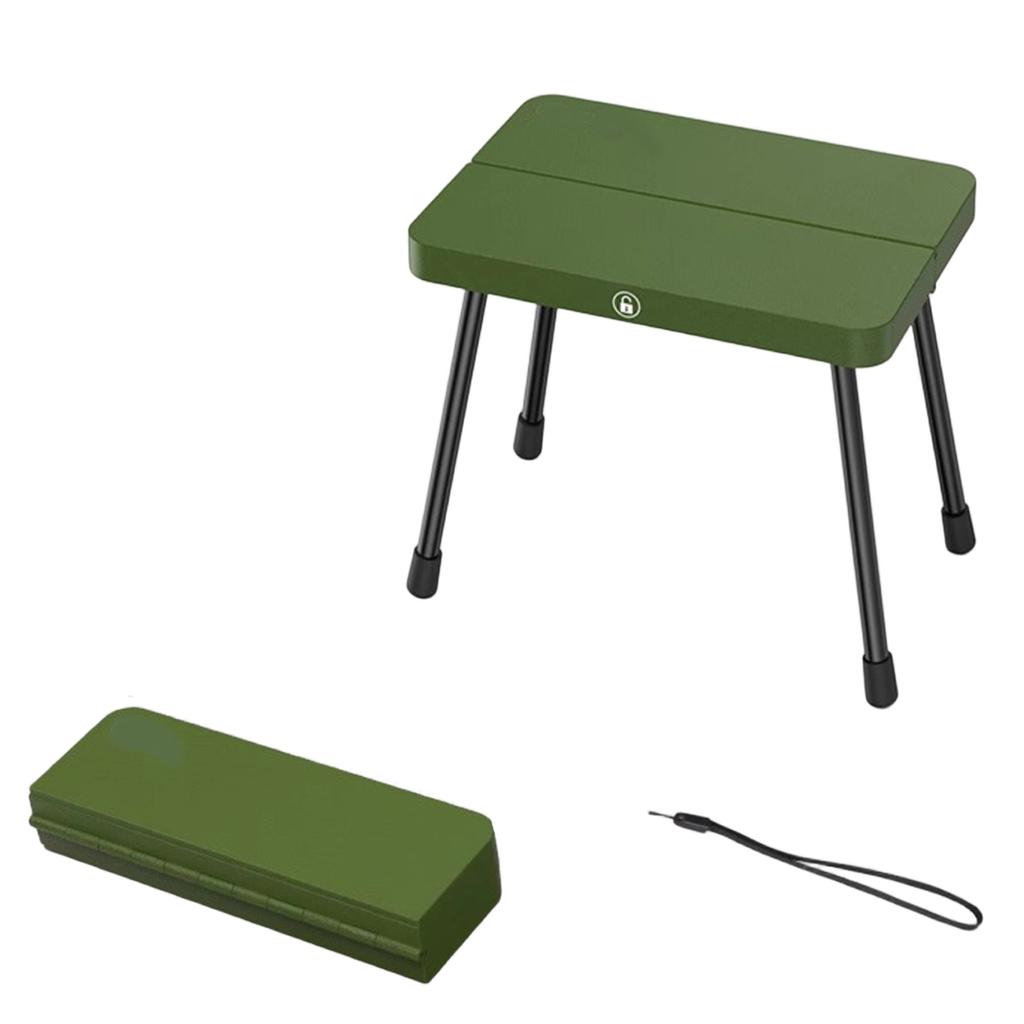 Portable Folding Camping Stool Small Lightweight Outdoor Seat with Carry Strap Compact Design for Hiking Fishing and Travel