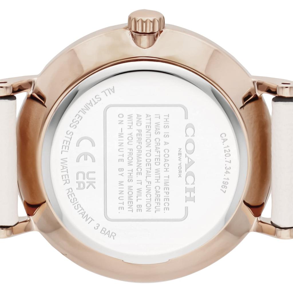 Часы PERRY Silver Dial Stainless Steel Quartz 28MM 14503796 White [Coach] Женские [Товар]