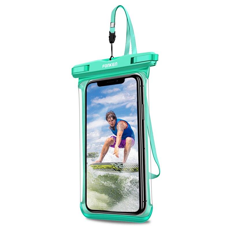 Full View Waterproof Case Rainforest Desert Snow Transparent Drybag Underwater Swimming Cover AVE