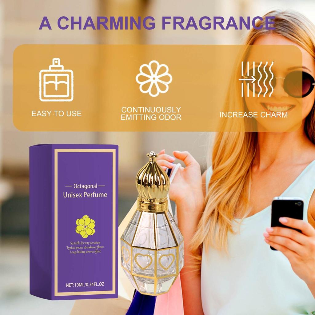 Arabian Women's Perfume, , Oriental Mild And Non Irritating, Long Lasting Natural Perfume Oil, Suitable For Valentine's Day,10ML