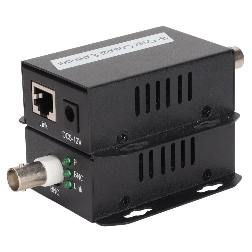 2Pcs IP Extender Good Heat Dissipation Two Way Communication Stable Small Size Ethernet Adapter