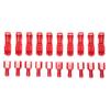 20Pcs T-Tap Splice Wire Connector Insulated Spade Electrical Crimp Terminals Kit