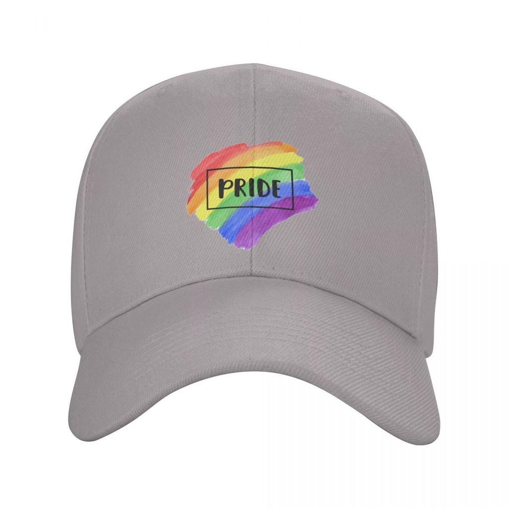Fashion Rainbow LGBT Pride Baseball Cap Women Unisex Breathable Gay Lesbian Dad Hat Summer Hats Outdoor Snapback Caps