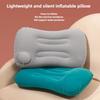 Portable Travels Pillow Air Inflatable Airplane Car Pillows Folding Press Type Bed Pillows Neck Cushion For Home Office Supplies
