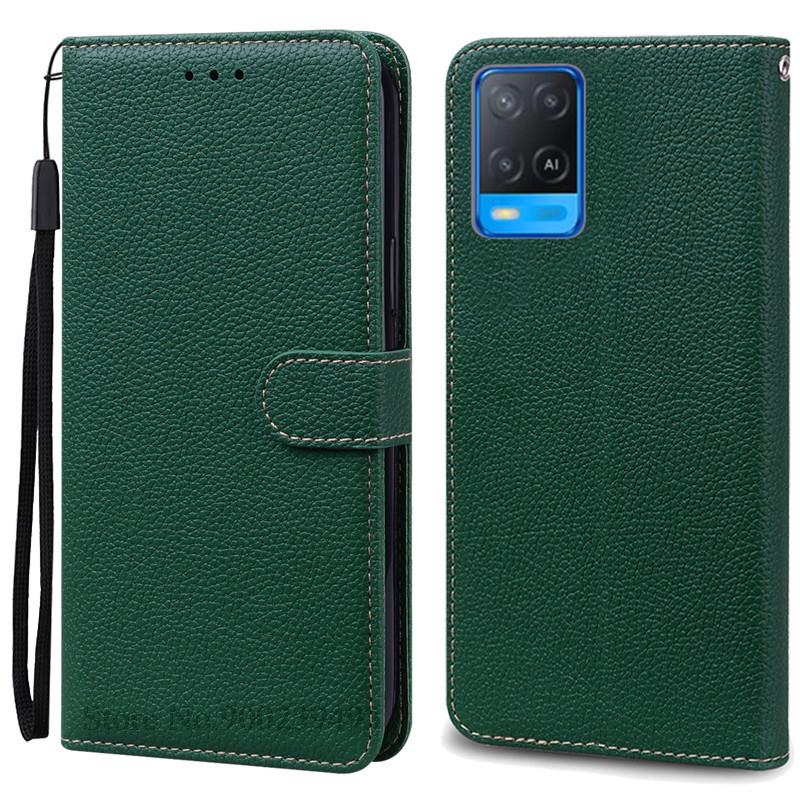 Для OPPO A54 Чехол A54 5G Кошелек кожаный флип-чехол Для OPPO A54 5G Чехол CPH2239 CPH2195 OPPOA54 A 54 Ударопрочный чехол для телефона Fundas