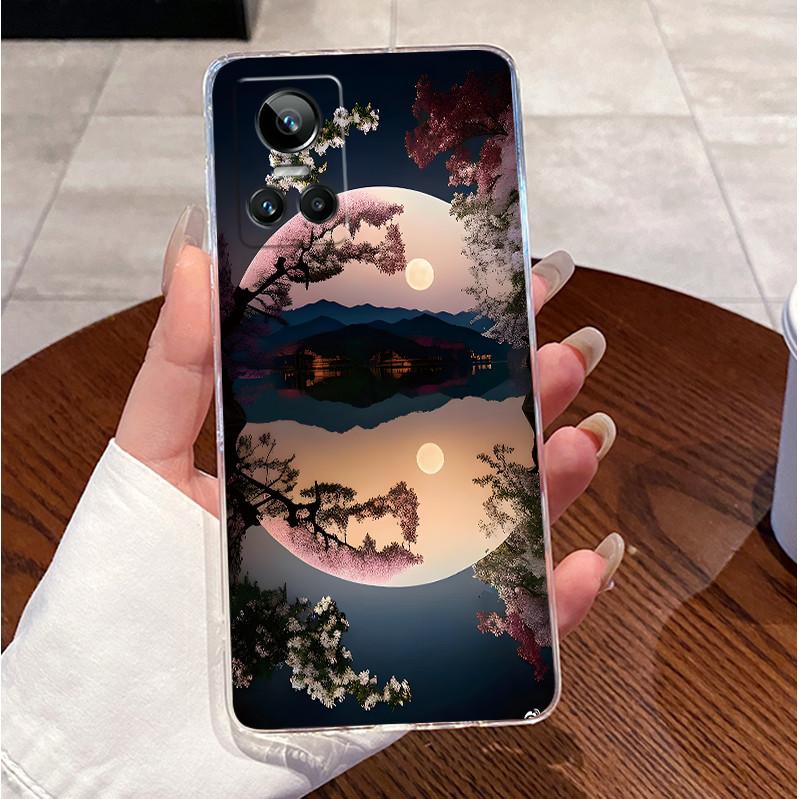 Чехол для Realme GT Neo 3 RMX3560 Прозрачный Роскошный Милый Заяц с Сердечками Забавный Мягкий Силиконовый Чехол для Телефона Для Realme GT Neo3 150W Задняя Крышка