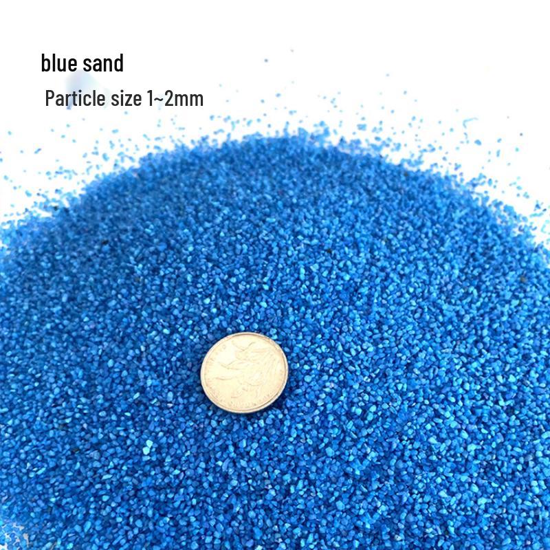 Натуральный мелкий аквариумный песок: Натуральный Декор Субстрата для Аквариумов с Цветным Кристаллом и Речным Песком