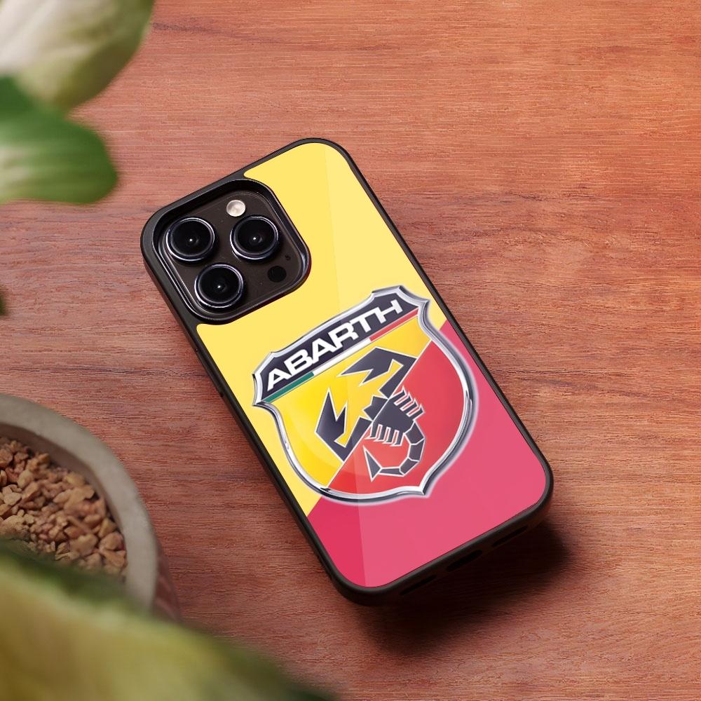 Чехол для телефона A-ABARTHs Italy для iPhone 16 15 14 13 Pro Max 12 11 Mini 7 8 Plus Se Xr X Xs Fundas Shell PC+TPU Cover