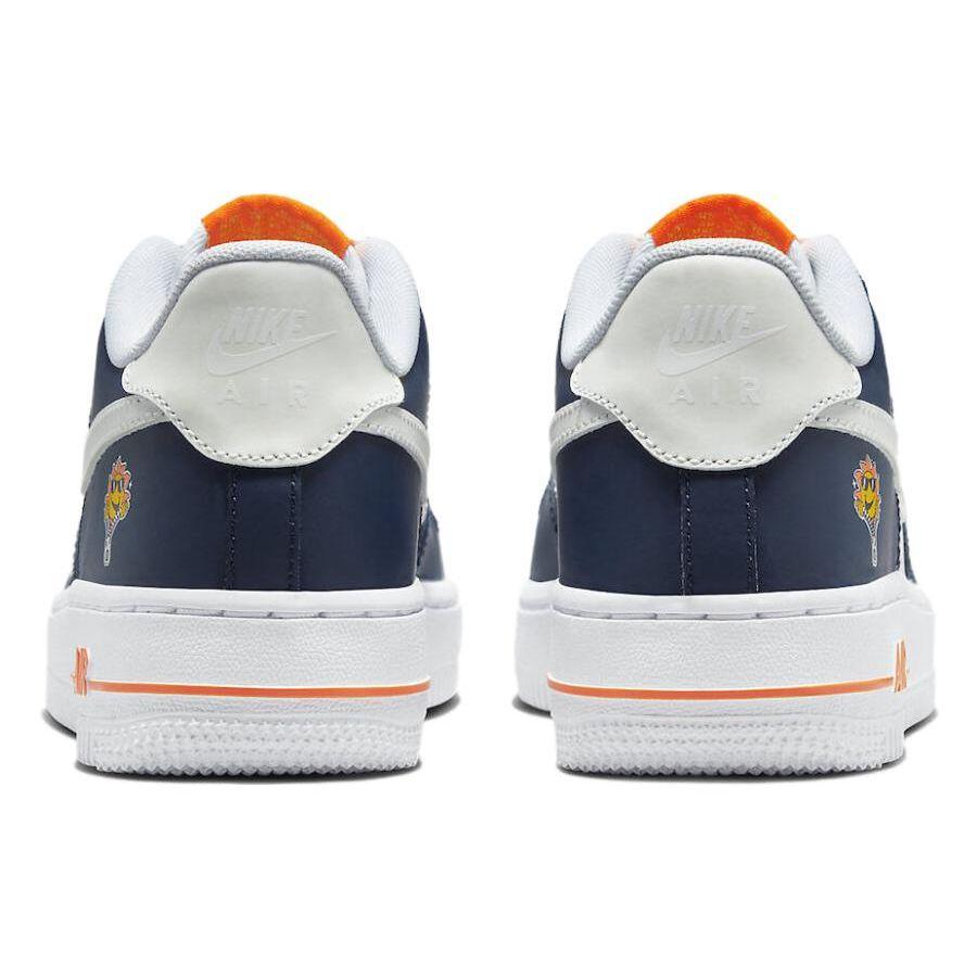 Nike Детские кроссовки Air Force 1 Low GS UV Reactive Blue Midnight-T Navy White FN7239-410