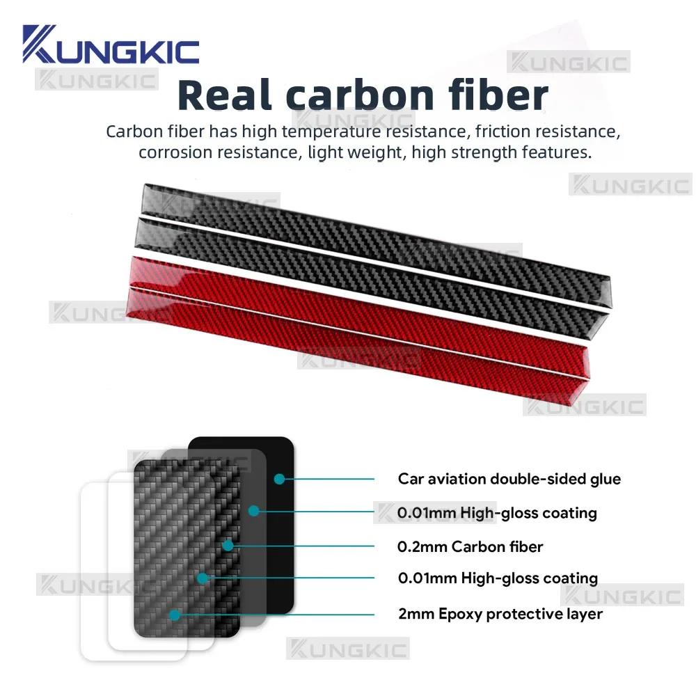 Carbon Fiber Style Interior Door Sticker for Suzuki Jimny JB74 JB64 2019-2025 LHD RHD