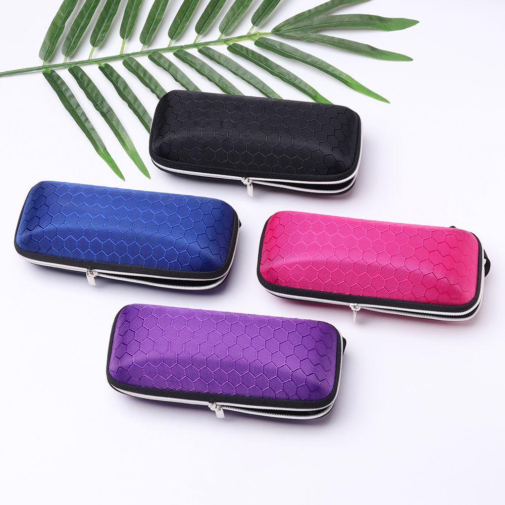 Портативная сумка прямоугольный жесткий футляр для очков на молнии защитная коробка для очков