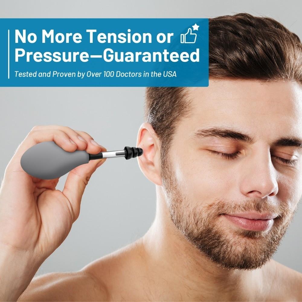 Black Grey Ear Pressure Tool Silicone Relief Suction Device Motion Sickness