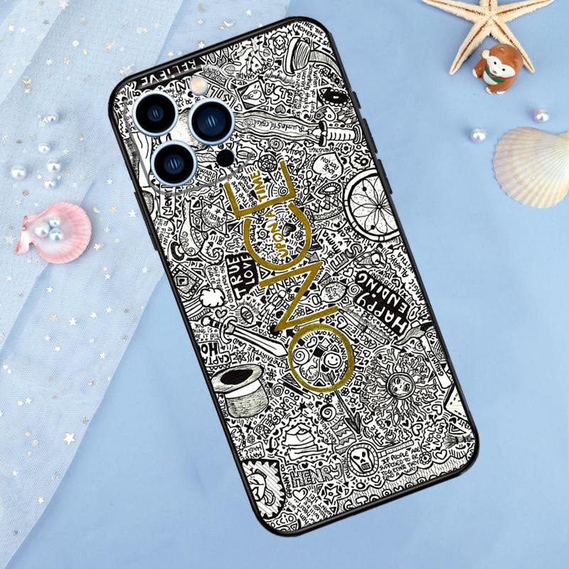 Чехол для телефона 'Однажды' для iPhone 15 16 Pro Max 13 11 12 14 Pro Max XR XS X 7 8 Plus 12 13 Mini
