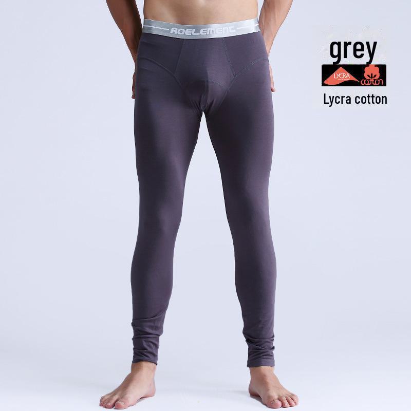 Мужские облегающие тонкие теплые леггинсы на осень и зиму