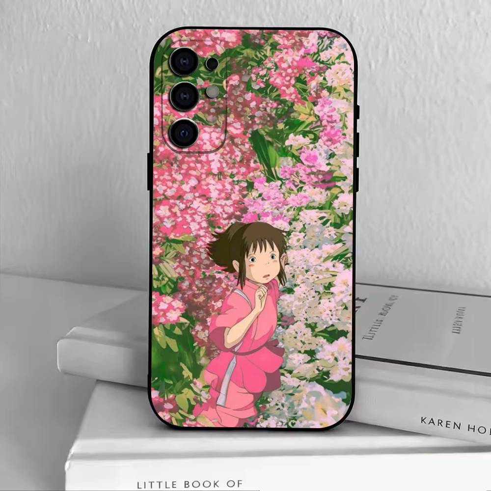 C-Chi hiro Phone Case Black Silicone Soft For Samsung S25,S24,S21,S22,S23,S30,Ultra,S20,Plus,Fe,Lite