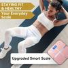 Умные весы для ванной комнаты с высокой грузоподъемностью 400 фунтов, точные цифровые весы для измерения веса тела, температурный дисплей для домашнего использования в общежитии