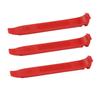 3 Pcs Bike Tire Lever PC Glass Fiber High Strength 16mm Widening Ergonomic Anti Slip Bike Tire Prying Rod Red